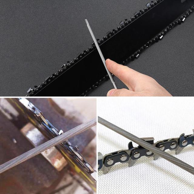 Alt view image 7 of 7 - Xinshang  Chainsaw File,Pack Of 3 Chainsaw Files,5/32" (4.0 mm),3/16" (4.5 mm) and 7/32" (4.8 mm) Chainsaw Sharpener, Chain Sharpening Round Files to Sharpen Low Profile Saw Chains…