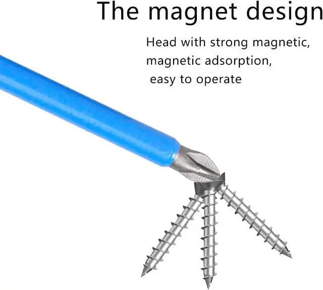 Alt view image 4 of 7 - 6PCS Magnetic Anti-Slip Drill Bit, PH2 Phillips Bits Set Hand Tools, Hex Shank Screwdriver Set for Power Screwdriver Drill Impact Driver Tool Accessory (50-150mm Length)