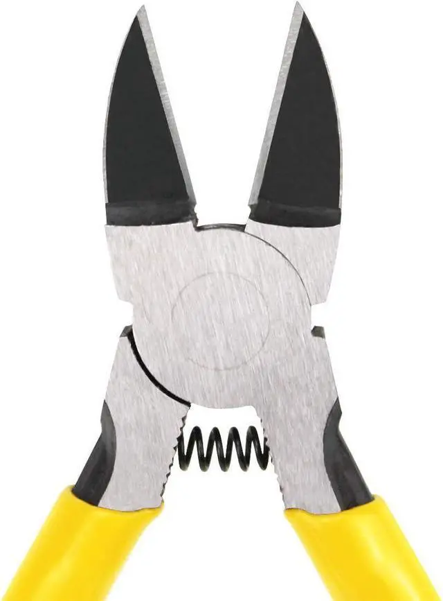 Alt view image 3 of 7 - Wire Cutter Chromium Vanadium Stainless Steel Diagonal Cutting Pliers Micro Flush Cut Side Cutters, 6 Inch (Wire Cutter 6 Inch)
