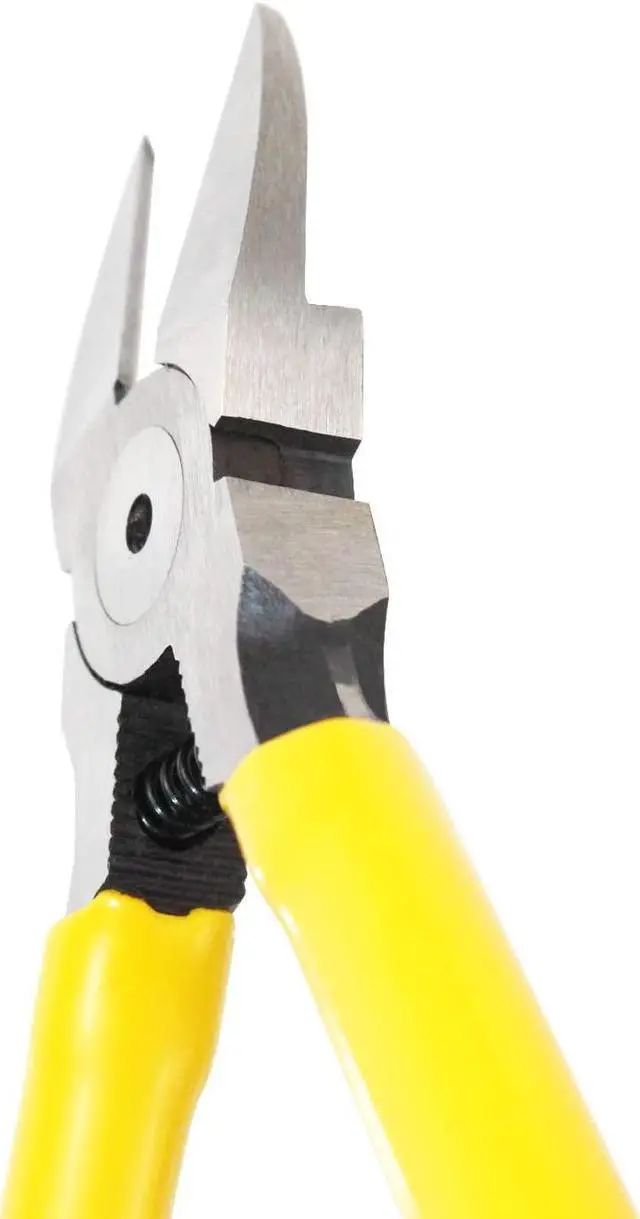 Alt view image 4 of 7 - Wire Cutter Chromium Vanadium Stainless Steel Diagonal Cutting Pliers Micro Flush Cut Side Cutters, 6 Inch (Wire Cutter 6 Inch)