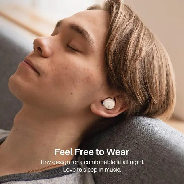 Alt view image 7 of 7 - TOZO A1 Mini Wireless Earbuds Bluetooth 5.3 in Ear Light-Weight Headphones Built-in Microphone, IPX5 Waterproof, Immersive Premium Sound Long 12m Distance Connection Headset with Charging Case, Khaki