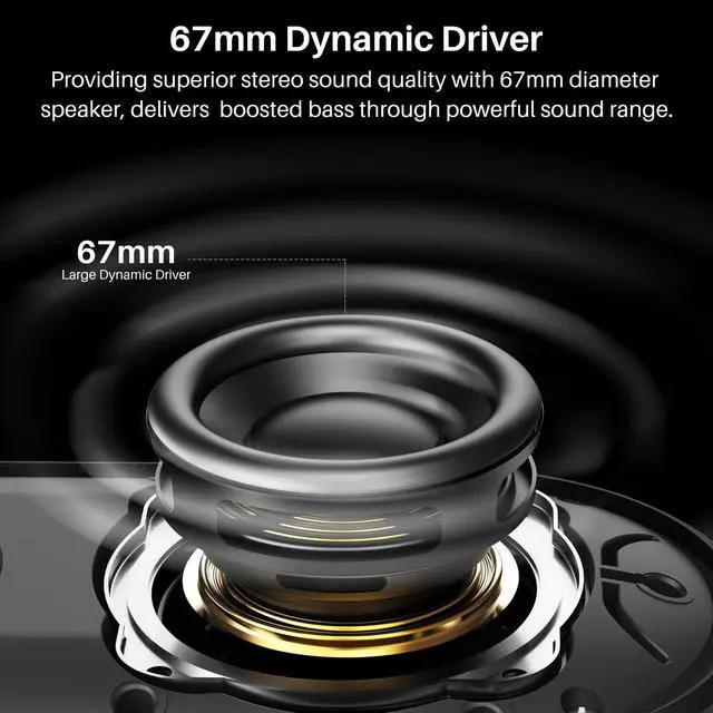 Alt view image 3 of 7 - TOZO PA1 Bluetooth Speaker 20W Stereo Sound Portable Wireless Speakers IPX7 Waterproof, 25H Playtime Dual Pairing Two Speakers for Home, Outdoor Black