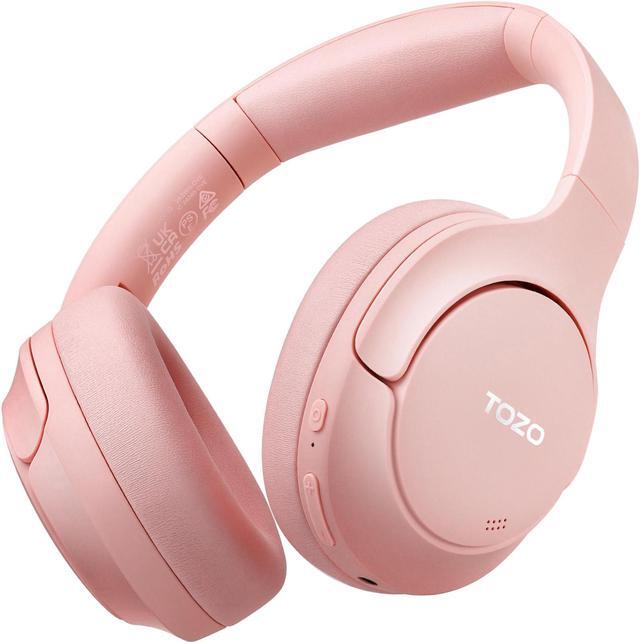 TOZO Wireless Over Ear Bluetooth 5.3 Headphones Hybrid Active Noise Cancelling Headphones 60H Playtime Hi Res Audio Deep Bass Support APP EQ Modes