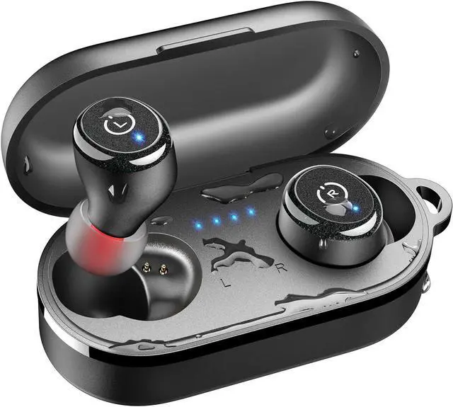 Main image of TOZO T10 Wireless Earbuds Bluetooth 5.3 in-Ear Headphones, Ergonomic Design, App Customize EQ, 55H Playtime, Powerful Sound Headset IPX8 Waterproof, Black