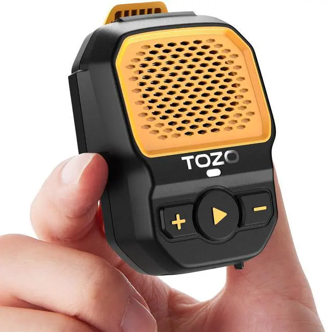 Main image of TOZO PM1 Bluetooth 5.4 Speaker Clip-on Wearable Wireless Speaker 20H Playtime