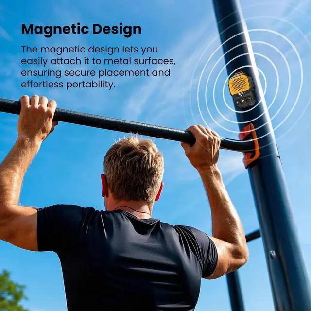 Alt view image 7 of 7 - TOZO PM1 Bluetooth 5.4 Speaker Clip-on Wearable Wireless Speaker 20H Playtime