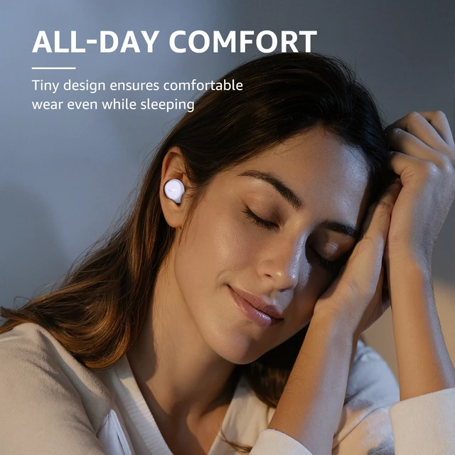 Alt view image 4 of 7 - TOZO A1 Wireless Earbuds Mini Light Weight in Ear Bluetooth Headphones, IPX5 Waterproof, Immersive Premium Sound Bass Stereo Headset with Charging Case, 32 EQ via App, Purple