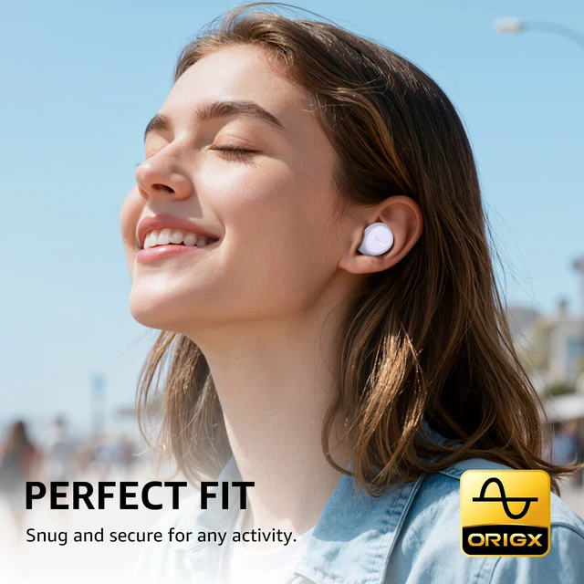 Alt view image 2 of 7 - TOZO A1 Wireless Earbuds Mini Light Weight in Ear Bluetooth Headphones, IPX5 Waterproof, Immersive Premium Sound Bass Stereo Headset with Charging Case, 32 EQ via App, Purple