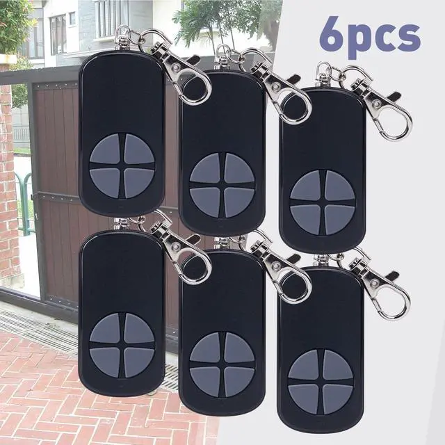 Main image of 6Pcs 433.92 MHz Remote Control Wireless Backup Key f/Smart Sliding Gate Opener
