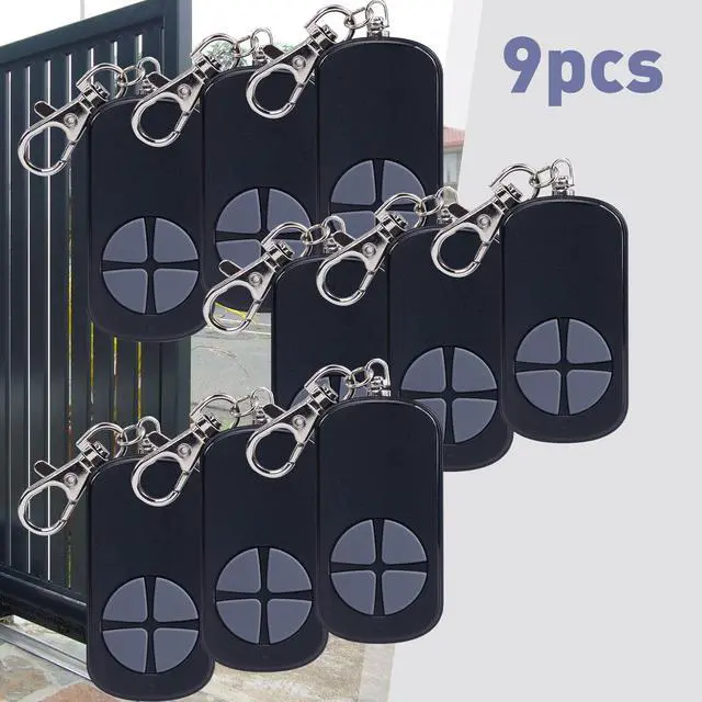 Main image of 9Pcs 433.92 MHz Remote Control Wireless Backup Key f/Smart Sliding Gate Opener