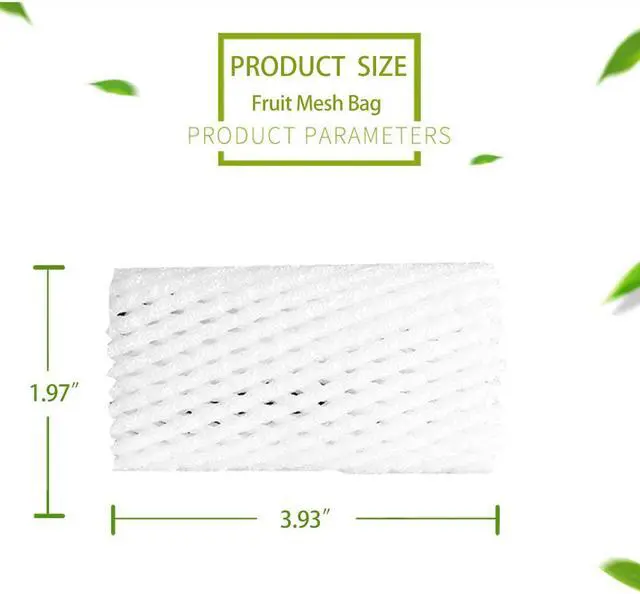 Alt view image 4 of 4 - Kitchen Gadgets Protect Fruits and bottle Thicken Anti-Collision Plastic Storage Net Bags(white-50Pcs)