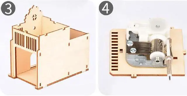 Alt view image 4 of 6 - Build Your Own 3D Wooden Assembly Puzzle,Draw Their Own Favorite Color Gifts for Kids and Adults