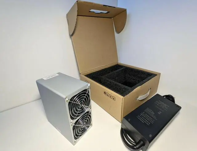 Alt view image 7 of 7 - Goldshell Mini-DOGE 185MH/S(with PSU)DOGE& LTC Mining Machine Low noise Small&simple Home Mining Home Riching