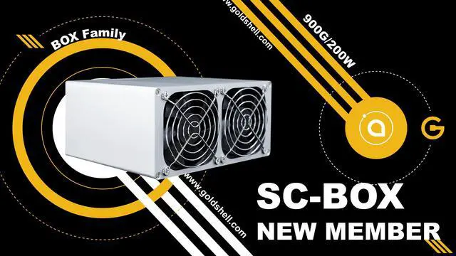 Main image of Goldshell SC BOX Miner SiaCoin Miner With 750W PSU Opiton SC Box Goldshell