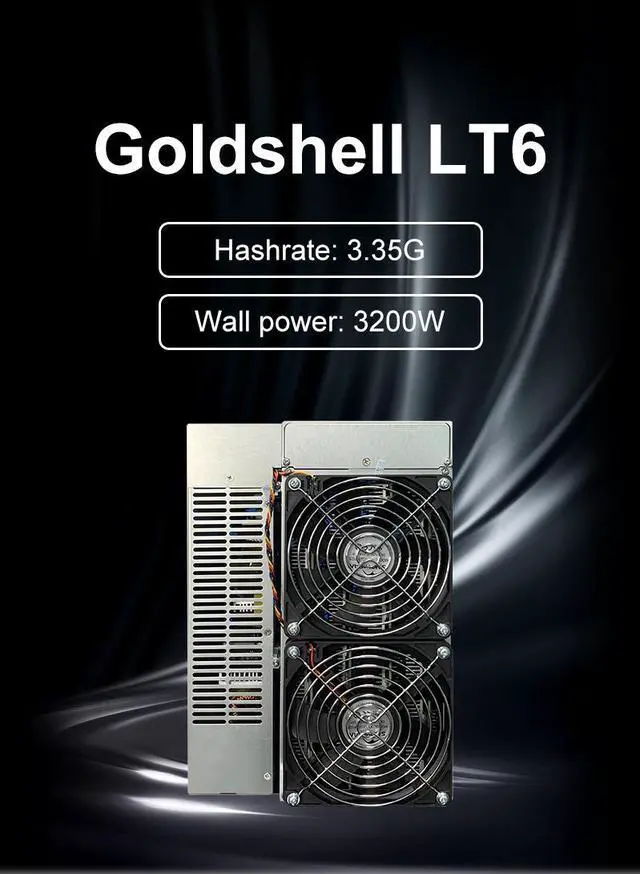 Alt view image 5 of 6 - Goldshell Lt6 Litecoin Miner Harshrate 3.35Gh/S Can Mining Doge Scrypt Algorithm Dogecoin Mining