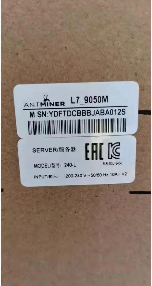 Alt view image 6 of 6 - Bitmain Antminer L7 9050mh Scrypt Algorithm Asic L7 9.05gh L7 Mining the Master of Doge And LTC Include Original Power Supply 3425W 0.36 J/MH Dogecoin Litcoin Miner Mining Equipment