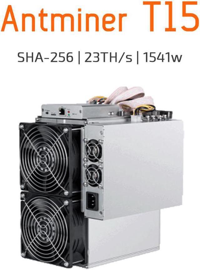 Used Like New Antminer T15 23Th From Bitmain Mining 2 Algorithms SHA 256 With a Maximum Hashrate Of 23Th s ASIC MINER Newegg