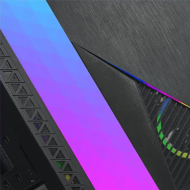 Alt view image 3 of 6 - AZZA ZENO 350 / Gaming / ATX Mid Tower / Tempered Glass / Black  / 2 x120mm ARGB fans included