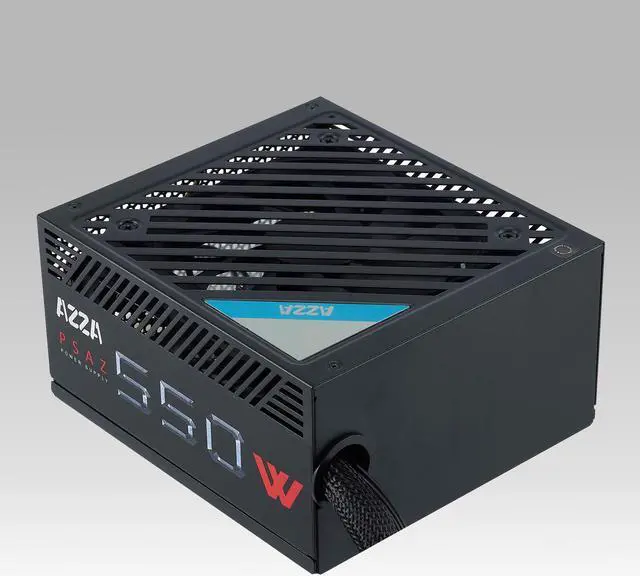 Alt view image 6 of 8 - AZZA 550W / ATX 80 PLUS / Bronze certified / Non-Modular Power Supply