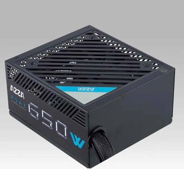 Alt view image 6 of 8 - AZZA 650W / ATX 80 PLUS / Bronze certified / Non-Modular Power Supply