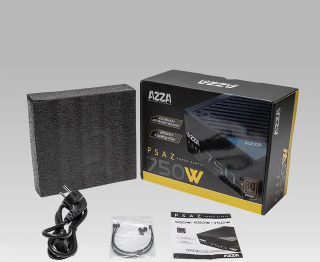 Alt view image 6 of 6 - AZZA PSAZ-750W 750W ATX 80 PLUS BRONZE Certified Non-Modular Power Supply