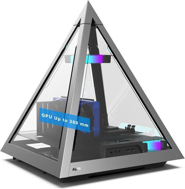 AZZA PYRAMID 804V / Gaming / CNC ATX Case / Tempered Glass