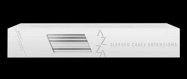 Alt view image 5 of 6 - AZZA ACAZ-002 / Power Supply Sleeved Cable / White / Silver / Power Supply Cable Extension Kit with Extra-Sleeved / 24 PIN 8PIN 6PIN 4+4 PIN / Combs / 11.8inch / 30cm