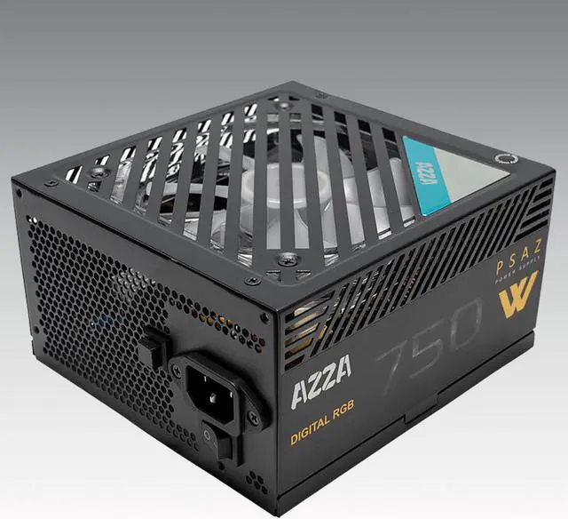 Alt view image 2 of 5 - AZZA PSAZ-750W French Version 750 W ATX 80 PLUS BRONZE Certified Non-Modular Power Supplies