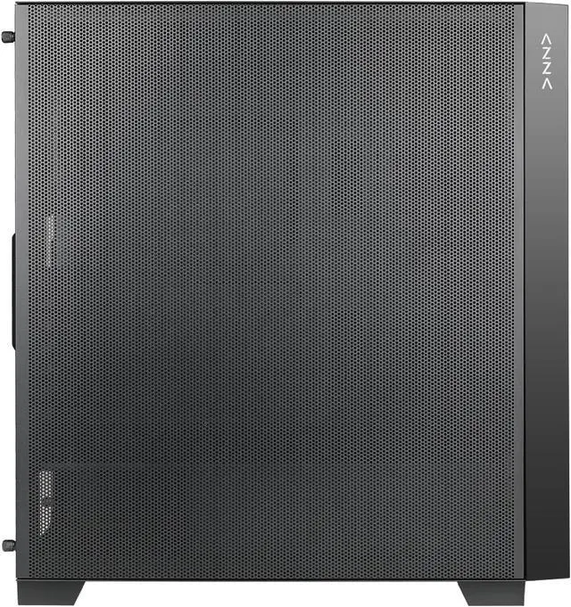 Alt view image 5 of 5 - AZZA AERO 480 / Gaming/ ATX mid tower / Metal Mesh Side Panel / Black / 4 x 120 mm ARGB & PWM Fans Included