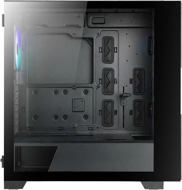 Alt view image 4 of 6 - AZZA NEO 500 / Gaming / ATX mid-tower / Tempered Glass / Black / Silver / 4 x 120 mm ARGB & PWM Fans Included