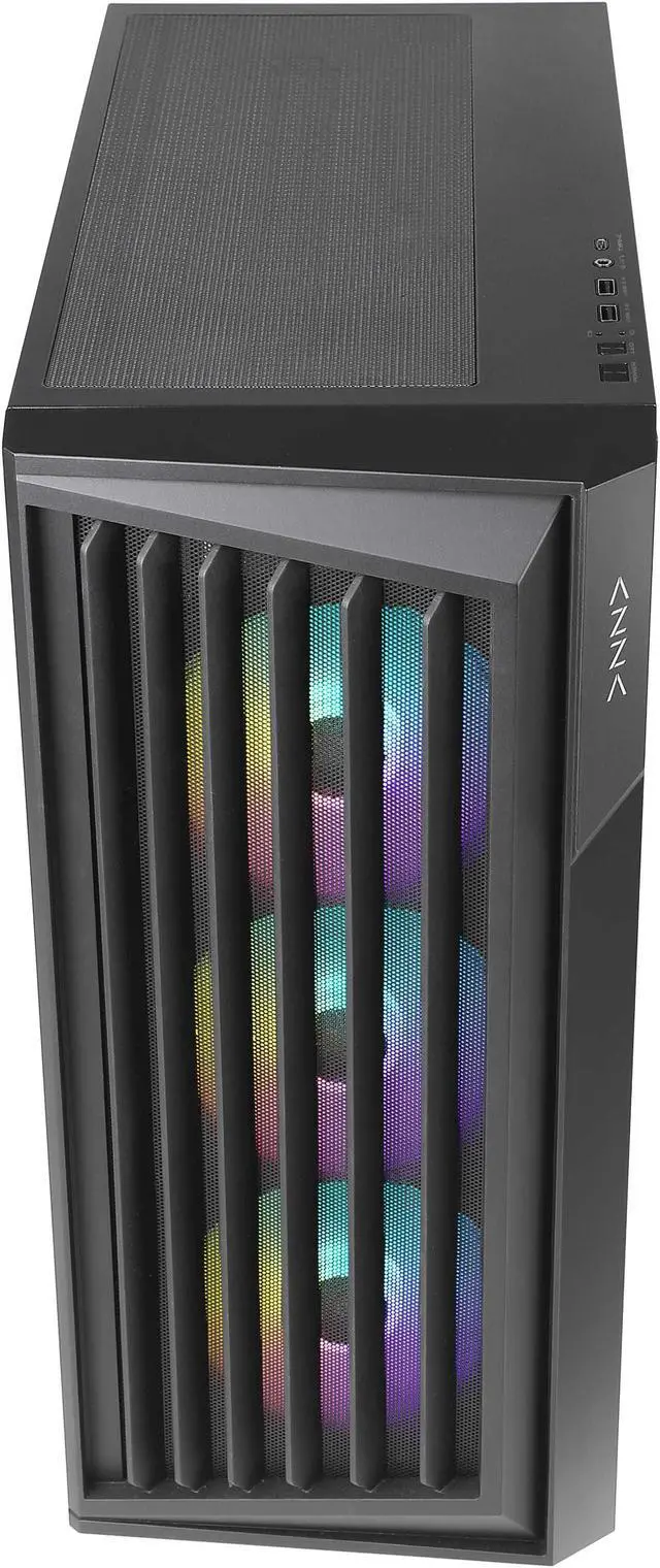 Alt view image 2 of 5 - AZZA CSAZ-490 TORRENT / Gaming / ATX Mid-Tower / Computer Case / Tempered Glass Panel