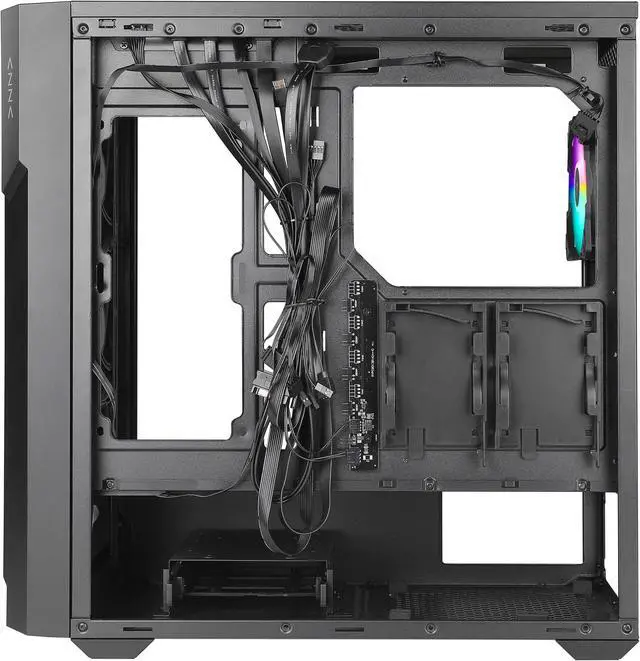 Alt view image 4 of 5 - AZZA CSAZ-490 TORRENT / Gaming / ATX Mid-Tower / Computer Case / Tempered Glass Panel