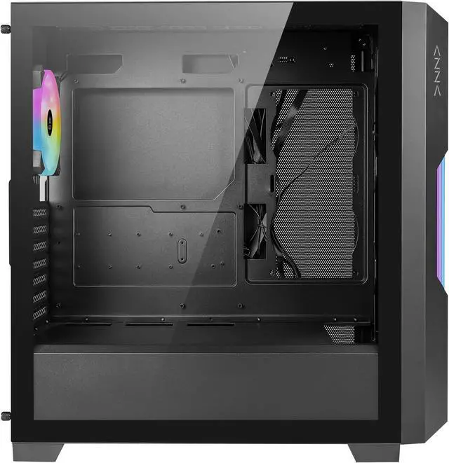 Alt view image 4 of 6 - AZZA CSAZ-520BG GUARDIAN / Gaming / ATX Mid-Tower / Computer Case / Tempered Glass Panel