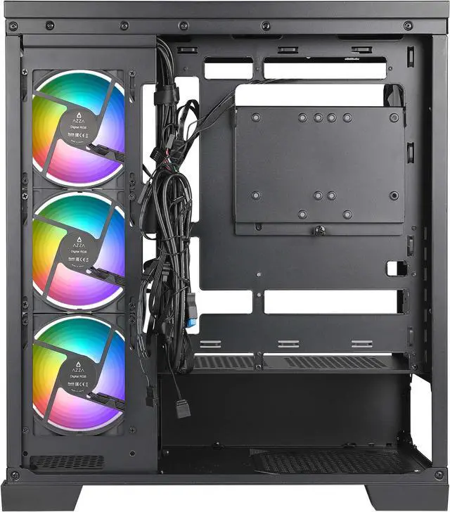Alt view image 4 of 5 - AZZA CSAZ-570B COVE / Gaming / ATX Mid-Tower / Computer Case / Back-connect Supported
