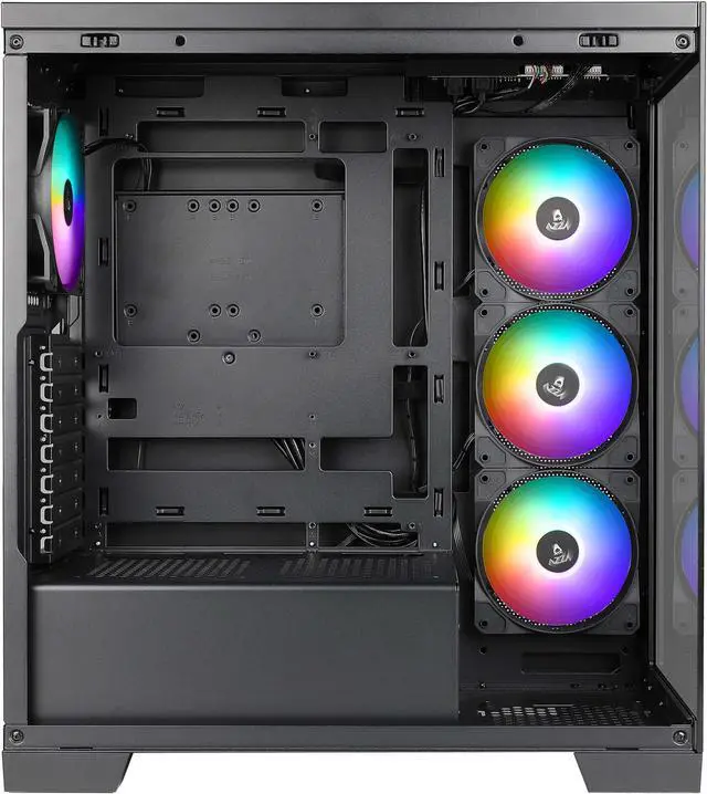 Alt view image 3 of 5 - AZZA CSAZ-570B COVE / Gaming / ATX Mid-Tower / Computer Case / Back-connect Supported
