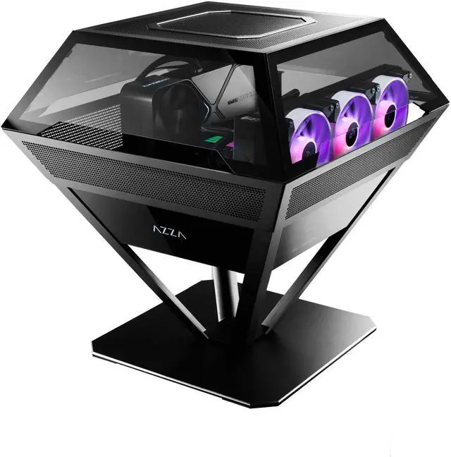 Alt view image 4 of 4 - AZZA CSAZ-812 Diamond / Innovative ATX Case / AZZA Hub Included / Gaming / Computer Case