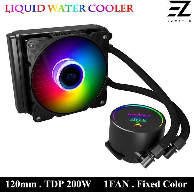 CPU Water Cooling Cooler PC Fan Ventilador For Intel LGA AMD AM3 AM4 Liquid  Radiator 12V Liquid Water Cooler Integrated Radiator