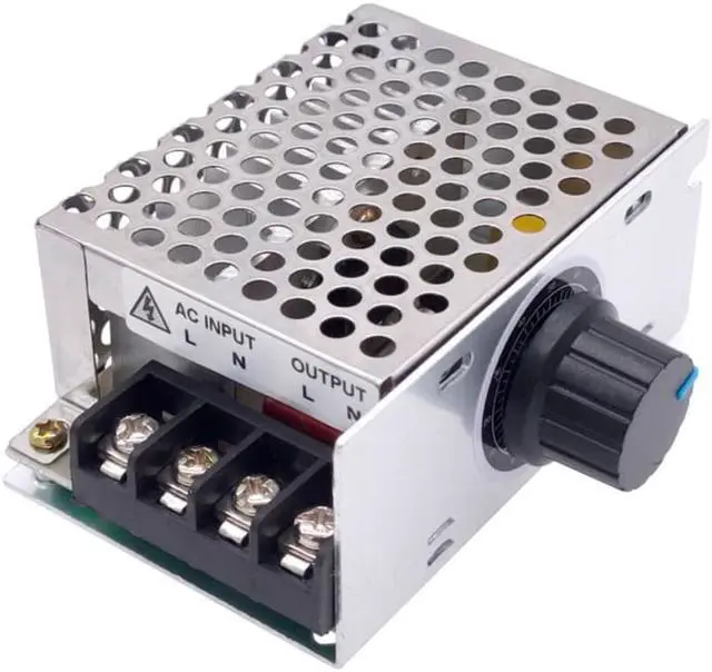 Main image of AC voltage regulator 220V motor speed controller PWM control SCR 4000W dimmers rectifier With switch