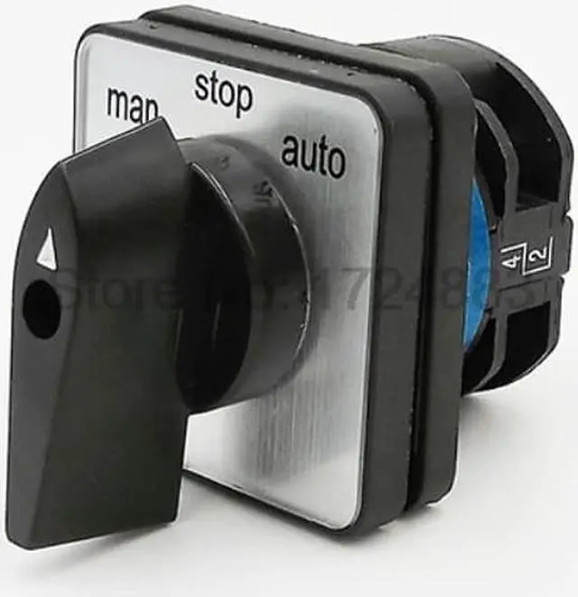 Main image of Electric 3Position 4 Terminals Rotary Cam Changeover Switch 500V 10A LW8-10A