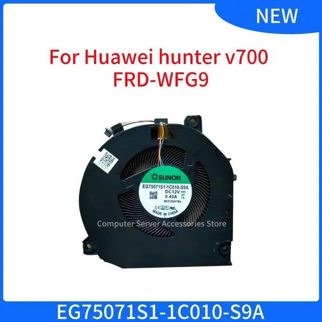 Main image of CPU Cooling Fan Cooler Untuk for Huawei Hunter V700 Laptop FRD-WFG9 EG75071S1-1C010-S9A DC12V Cooler Fan Assembly