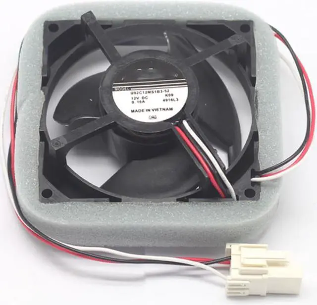 Main image of Refrigerated Cooling Fan 9CM U92C12MS1B3-52 12V 0.16A Waterproof Cooler for Refrigerator Nidec 12V DC 0.16A Radiator FANS