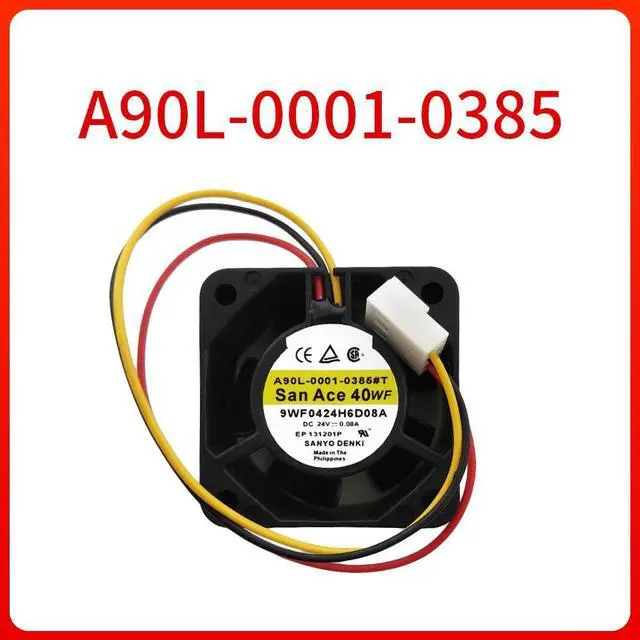 Main image of 9WF0424H6D08A A90L-0001-0385 for FANUC System Fan Cooling Fan DC24V 0.08A Heat Sink Fan 40*40*20MM 8300min