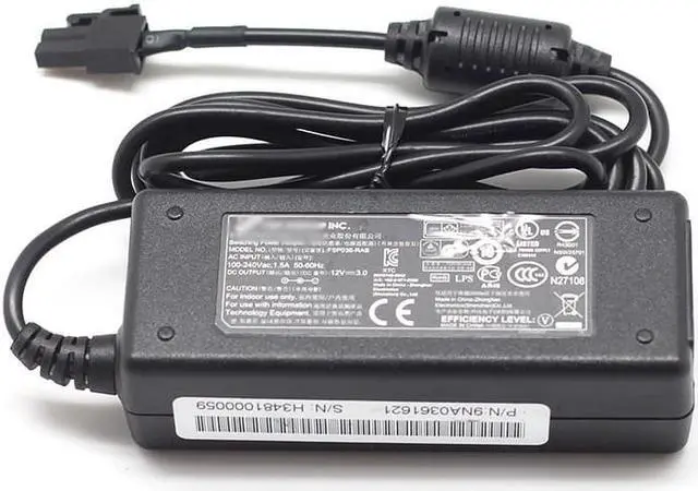 Main image of 12V 3A 36W AC Adapter Charger FSP036-RAB for Firewall 30 60D 60C 90D AC Power Adapter 2PIN