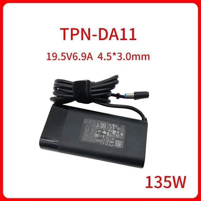 Main image of Charger 135W 19.5V 6.9A TPN-DA11 AC Adapter for Laptop TPN-DA11 Power Adapter L15534-001 L15879-003 4.5*3.0mm