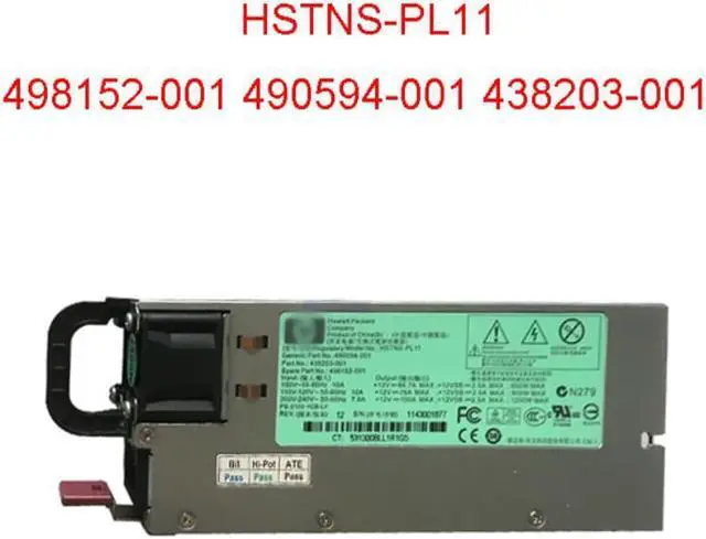 Main image of Power Supply 1200W HSTNS-PL11 498152-001 490594-001 438203-001 PSU for HP DL580 G6 G7 Server Switching Power