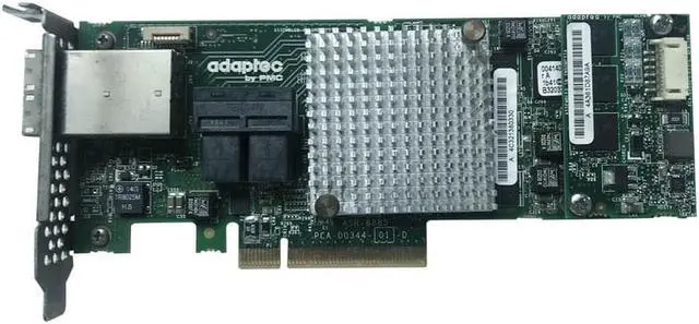 Main image of Adaptec RAID Array Card PCI-E 16-Port 12Gb SAS Controller ASR-8885 2277000-R 24VP1 / Without Cache