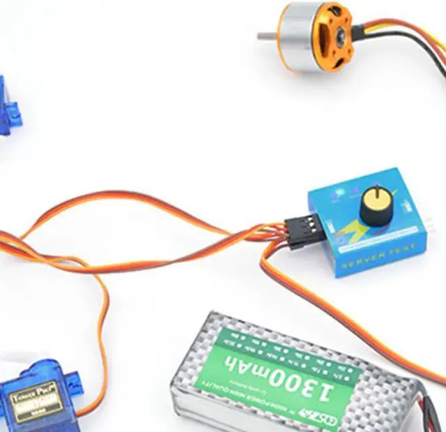 Alt view image 2 of 2 - Multi Servo Tester 3CH ECS Consistency Speed Controler Power Channel CCPM Meter Master Checker RC Dron Helicopter Parts RC Hobby