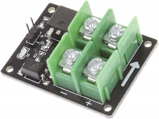 Alt view image 2 of 2 - 3V 5V Low Control High Voltage 12V 24V 36V Mosfet Module For Arduino Connect IO MCU PWM Control Motor Speed 22A