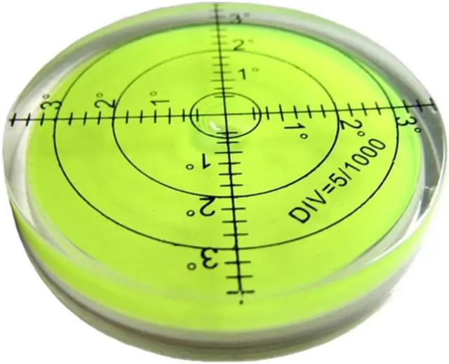 Alt view image 2 of 2 - Precision Spirit Bubble Level Degree Mark Surface Round Circular Measuring Kit  Universal