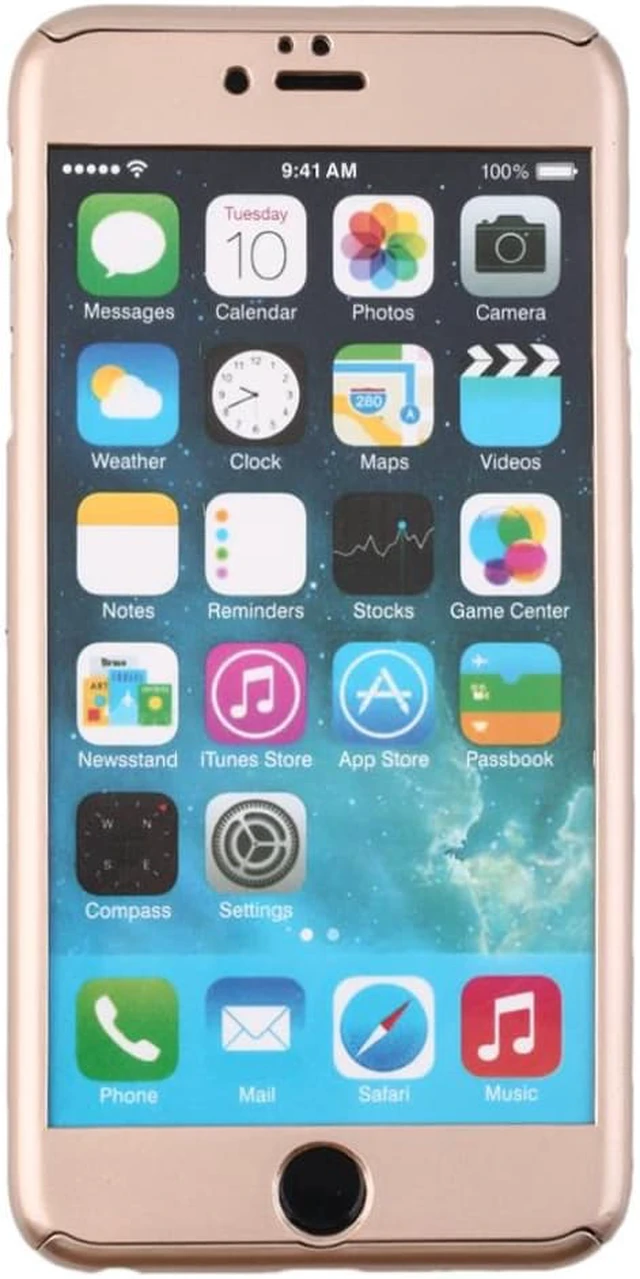 Alt view image 2 of 2 - Temper Glass Film Full Hard Case Cover Shell For Apple iPhone 6 Plus 5.5''